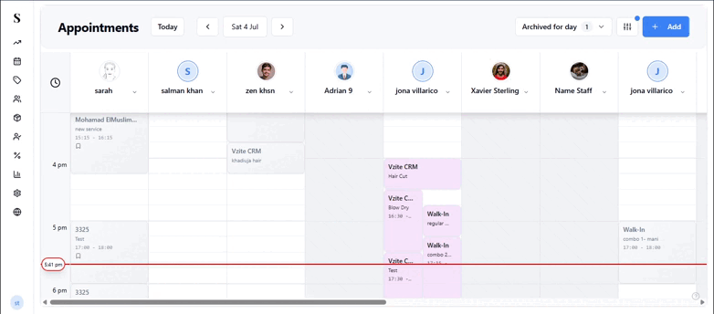 Checkout Screen