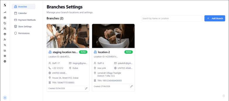 VAT Settings & Logo Upload