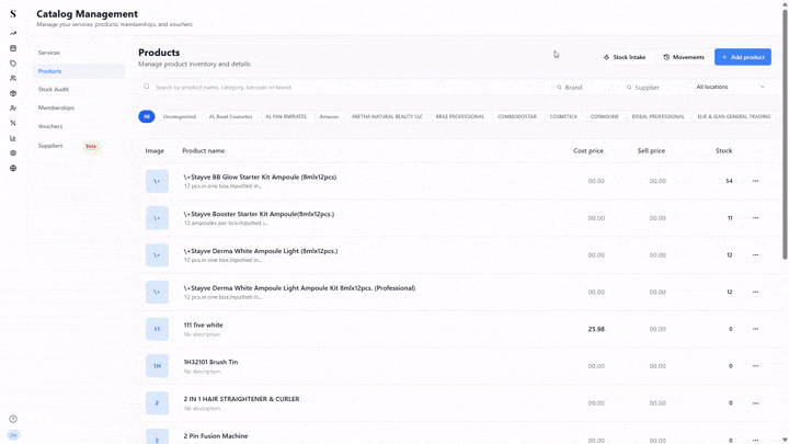 Stock Intake with New Product Detection & Expense Linking