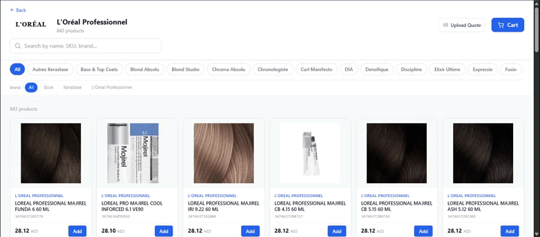 Supplier Catalog