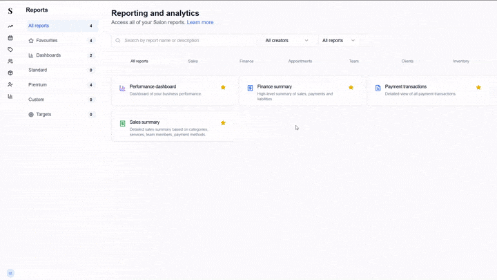 Reports Permissions